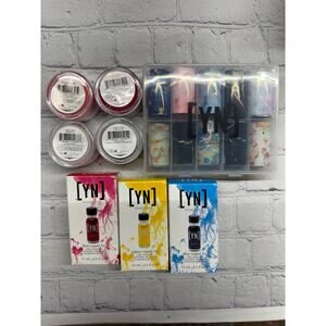 Young Nails Slick Pour Dip Powder Set of 4, Liquid Nail Art, and Foil set!